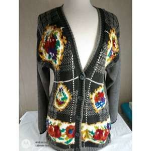 Chaus petite cotton cardigan  with floral designs